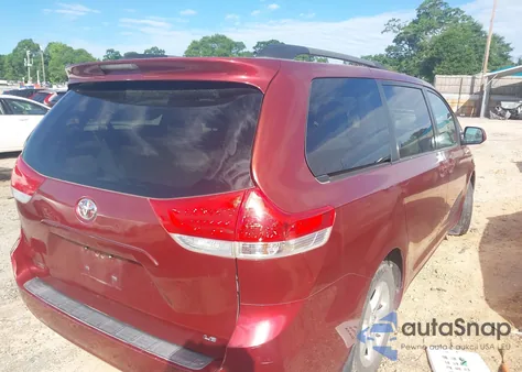 2012 Toyota Sienna Le V6 8 Passenger из США, поврежденный, VIN 5TDKK3DC7CS209567